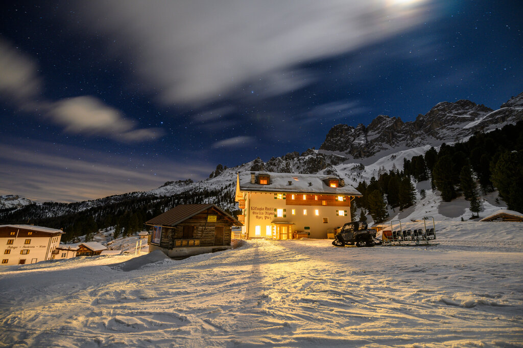 Rifugio in notturna Rifugio in notturna